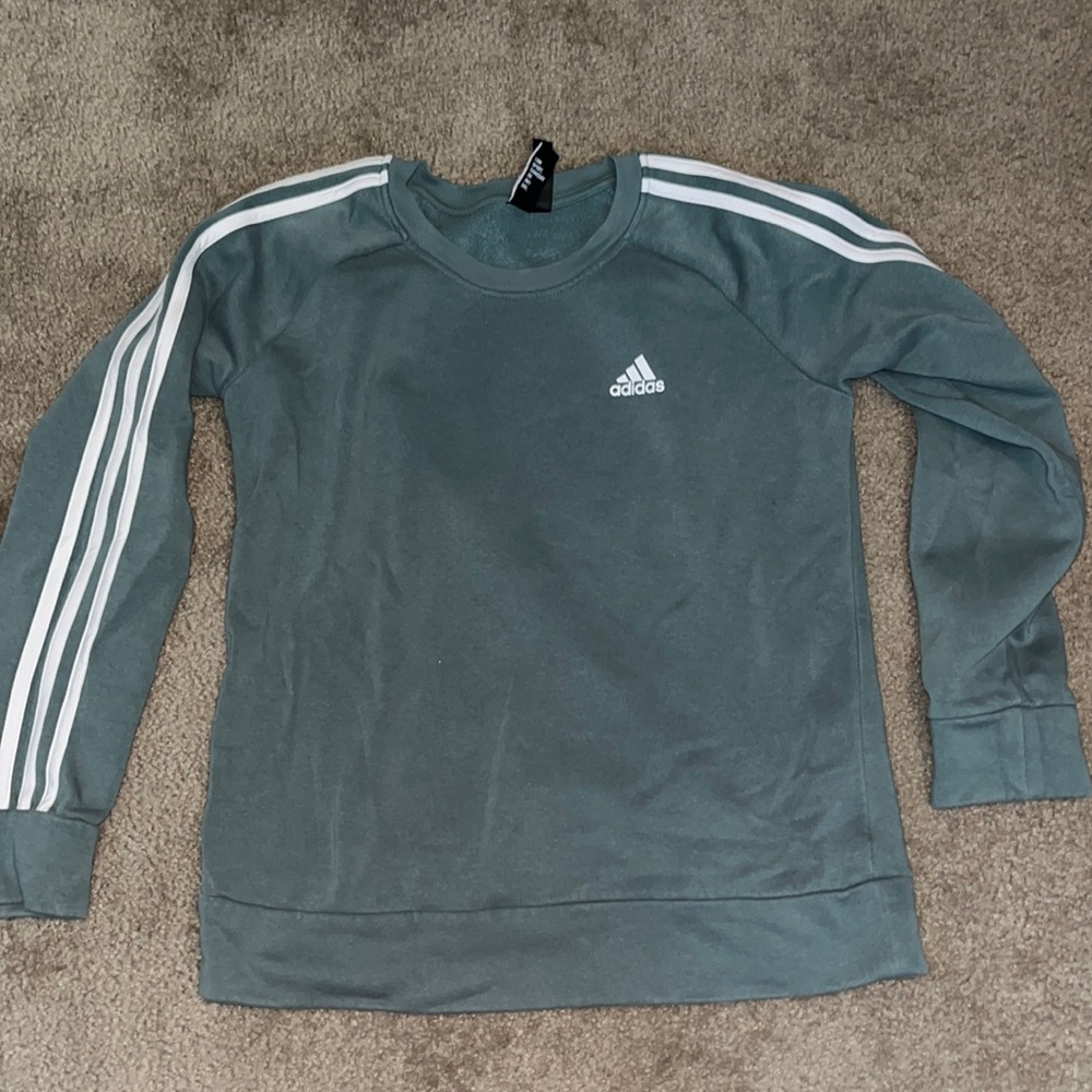 Gray green sweater